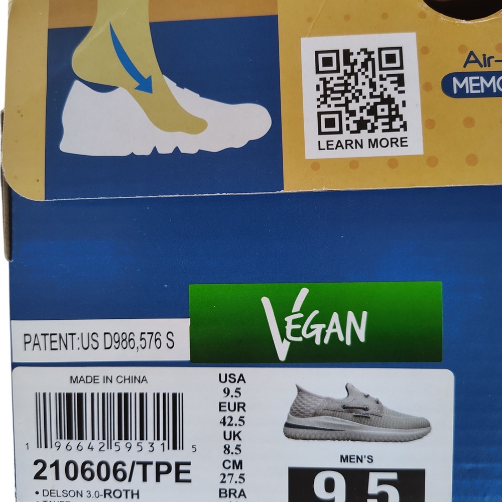 Skechers Hands-Free Slip-Ins with Blue and Yellow Accents